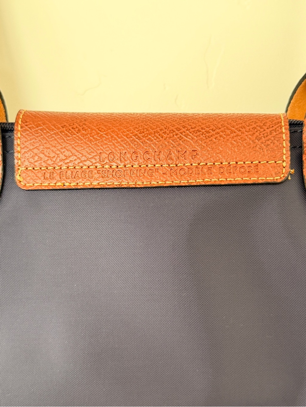 NWT | Le Pliage Original Medium Tote Bag | Navy - Picture 4 of 11